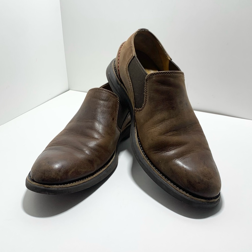 Sperry Top-Sider Mens Dress Shoes Gold Cup Bellingham Slip On Leather Brown 10.5